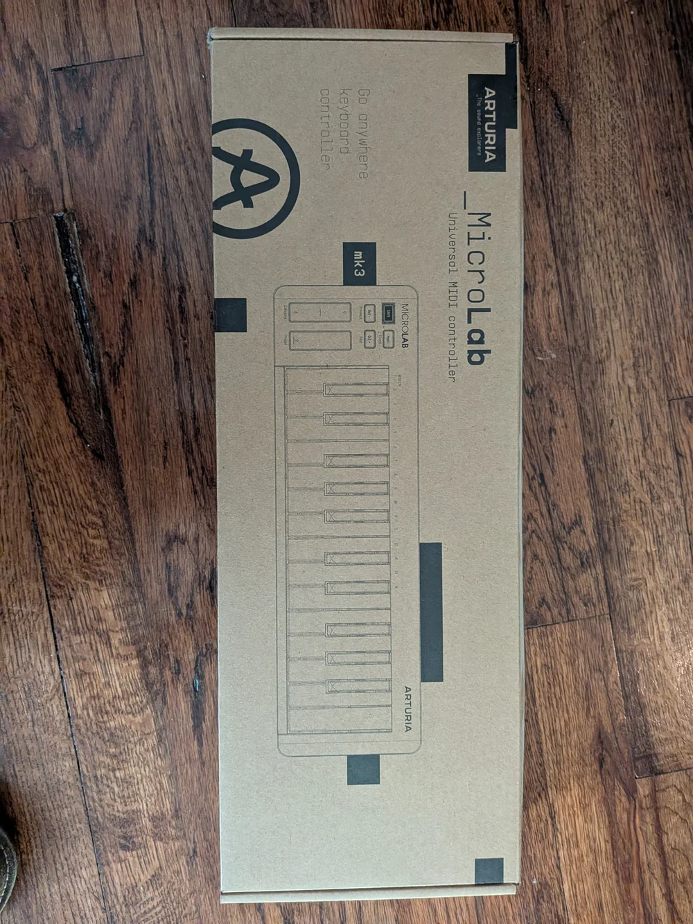 MicroLab White 25-Key USB MIDI Controller - Picture 5 of 6